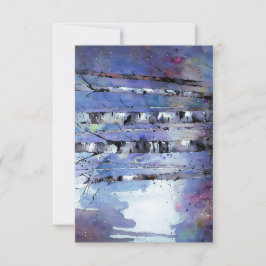 雪が降る魔法の樺の木