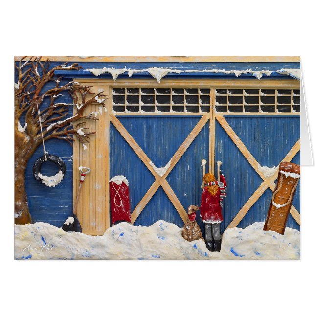 雪が降る (正面横)