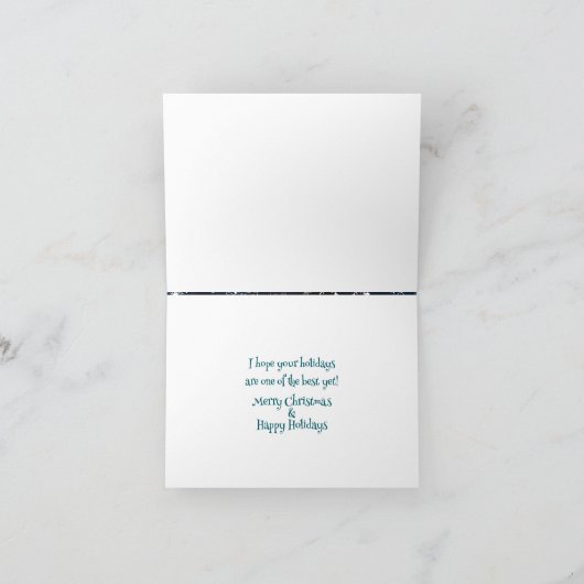 雪が降る シーズンカード (内部)