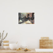 雪が降る ポスター (キッチン)