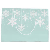 雪が降る ラージペーパーバッグ (裏面)