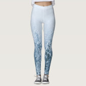 雪が霧の中でブナの林を覆った レギンス (正面)