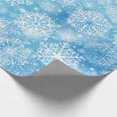 雪が青い ラッピングペーパー (角)