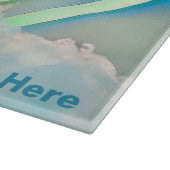 雪が青 カッティングボード (角)