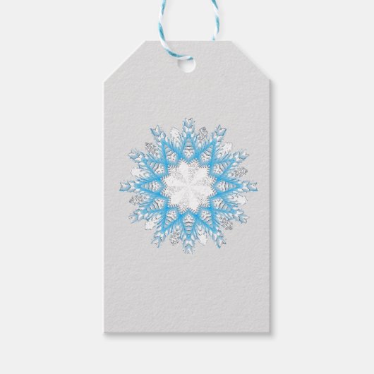 雪が飛ぶにつれて ギフトタグ (正面)