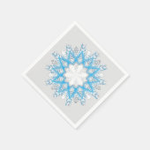 雪が飛ぶにつれて スタンダードカクテルナプキン (角)