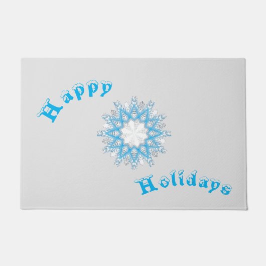 雪が飛ぶにつれて ドアマット (正面)