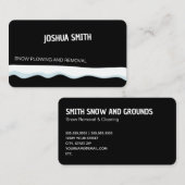 雪が黒く耕す 名刺 (正面/裏面)