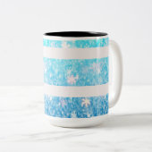 雪きらめくのコストライプのーヒー ツートーンマグカップ (正面右)