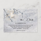 雪きらめく灯式 エンクロージャーカード (正面)