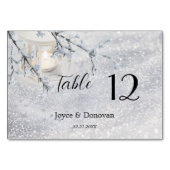 雪きらめく灯式 テーブルナンバー (正面)