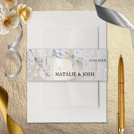 雪きらめく灯式 招待状ベリーバンド