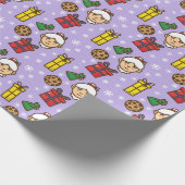 雪きらめく片 ラッピングペーパー (角)