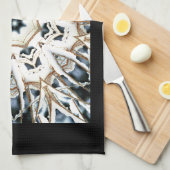 雪くもの巣 キッチンタオル (四つ折り)