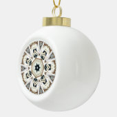 雪くもの巣 セラミックボールオーナメント (右)