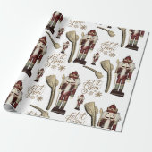 雪くるみ割り兵士 ラッピングペーパー (アンロールド)