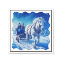 雪そりに乗った2人の若い女の子