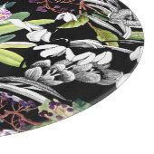 雪だるしや蘭：スケッチブラックパターン カッティングボード (角)