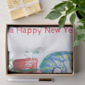 雪だるまおもしろいとペンギンの冬のセレナーデ 薄葉紙 (ギフト)