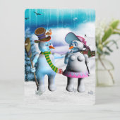 雪だるまおもしろいと雪女 招待状 (スタンド正面)