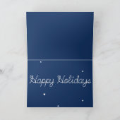 雪だるまおもしろいクリスマスカード シーズンカード (内部)