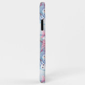 雪だるまおもしろいクリスマスツリーの文字列ライトパターン Case-Mate iPhoneケース (裏面/右)