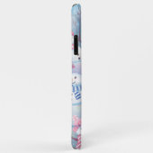 雪だるまおもしろいクリスマスツリーの文字列ライトパターン Case-Mate iPhoneケース (裏面/右)