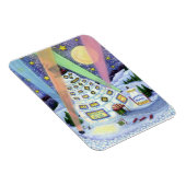 雪だるまおもしろいホテル、ノーザンライトアンドペンギン マグネット (右側)