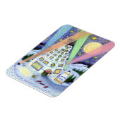 雪だるまおもしろいホテル、ノーザンライトアンドペンギン マグネット (左側)