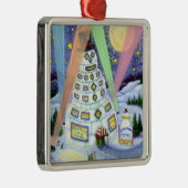 雪だるまおもしろいホテル、ノーザンライトアンドペンギン メタルオーナメント (右)