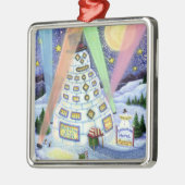 雪だるまおもしろいホテル、ノーザンライトアンドペンギン メタルオーナメント (左)