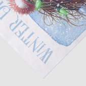 雪だるまおもしろい冬のクリスマスライト 薄葉紙 (詳細)