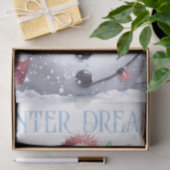 雪だるまおもしろい冬のクリスマスライト 薄葉紙 (ギフト)