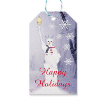 雪だるまおもしろい愛国的なアメリカクリスマス