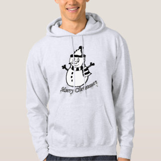 雪だるまおもしろい雪クリスマスTシャツ パーカ