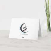 雪だるまおよび基本的な休日カード シーズンカード (裏面)