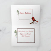 雪だるまおよび基本的な休日カード シーズンカード (内部)