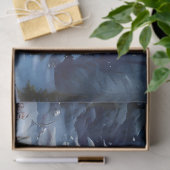 雪だるまお洒落ファミリーの雪の風景デコップ 薄葉紙 (ギフト)