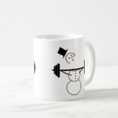 雪だるまがなぜ強奪するべきではないか コーヒーマグカップ (正面右)
