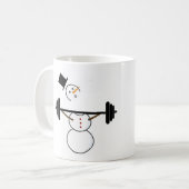 雪だるまがなぜ強奪するべきではないか コーヒーマグカップ (正面左)