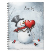 雪だるまがビッグハートに恋をする ノートブック (正面)