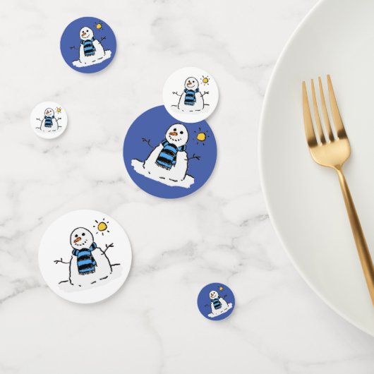 雪だるまが晴れた冬の日 コンフェッティ (グループ)