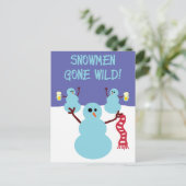 雪だるまが狂った! ポストカード (スタンド正面)