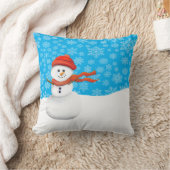 雪だるまさん クッション (ブランケット)
