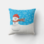 雪だるまさん クッション (裏面)