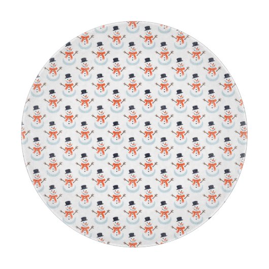 雪だるまだ！ カッティングボード (正面)