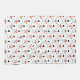 雪だるまだ！ キッチンタオル