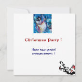 雪だるまとおもちゃのクリスマスパーティ 招待状 (裏面)