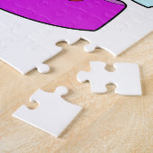 雪だるまとしてSonowboard.PNG ジグソーパズル (側面)