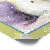 雪だるまとウィンターミッテン ポスター (角)